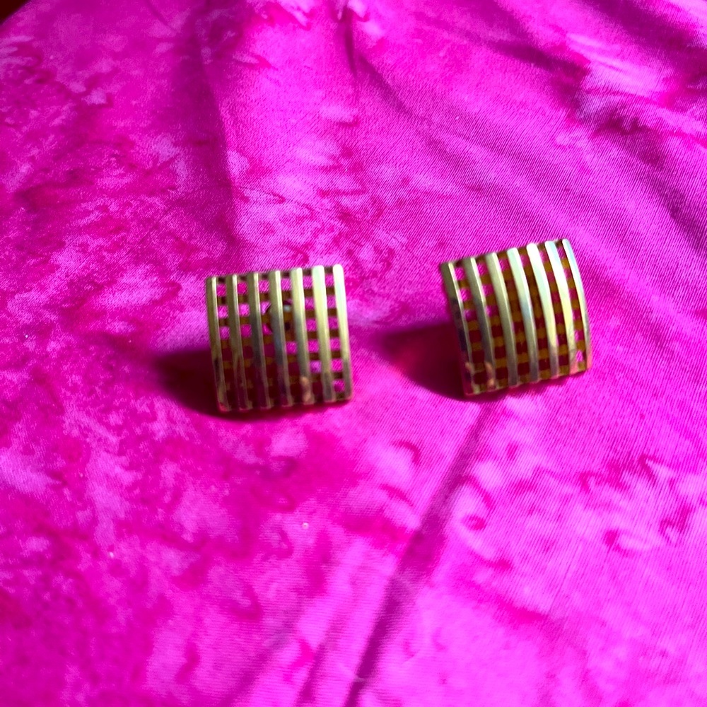 Vintage square earrings